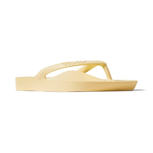 Arch Support Flip Flops - Classic - Lemon